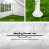 20′L × 10′W × 8.2′H Outdoor Waterproof Canopy Gazebo Patio Party Tent with 4 Window Sidewalls, 2 Zipper Walls for Wedding, Backyard Event & Temporary