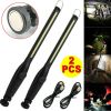 LED COB Rechargeable Magnetic Torch Inspection Lamp 360°Rotation Work Light