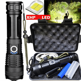 USB-Aufladbar 9900000LM Extrem Hell 5 Modi LED Taschenlampen Taktische Fackel