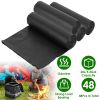 4 Rolls Black Garbage Bags 5.3 Gallons Unscented Disposable Trash Bags Portable Leak Resistant Trash Can Liners for Bathroom Office Kitchen Bedroom Ca