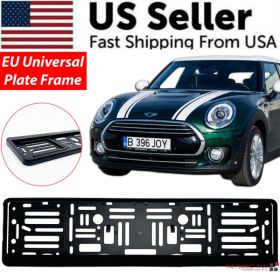 EU Universal Auto Car License Plate Holder Frame European German Russian UK GE (Option: Default title)