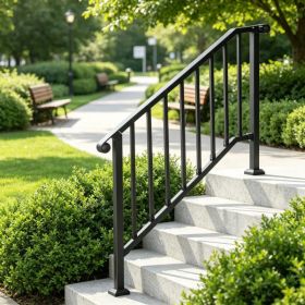 3-4 Step Stair Handrail Kit (Option: Default title)