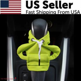 Car Gear Shift Cover Mini Hoodie Gear Shift Cover for Car Shifter Interior Trim (Option: Green)