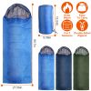 Camping Sleeping Bags for Adults Teens Moisture-Proof Hiking Sleep Bag with Carry Bag 32-50℉ for Spring Autumn Winter Seasons
