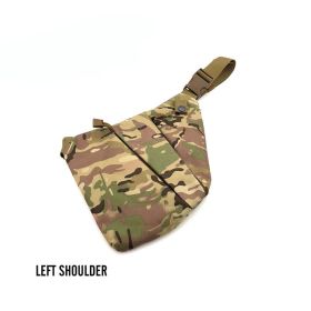 Men's Nylon Shoulder Bag; Multifunctional Concealed Tactical Storage Bag; Holster (Material: Nylon, Color: CP Left)