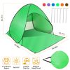Pop Up Beach Tent Sun Shade Shelter Anti-UV Automatic Waterproof Tent Canopy for 2/3 Man w/ Net Window Storage Bag for Outdoor Beach Camping Fishing P