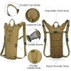 Tactical Hydration Pack 3L Water Bladder Adjustable Water Drink Backpack for Hiking Cycling Climbing Running